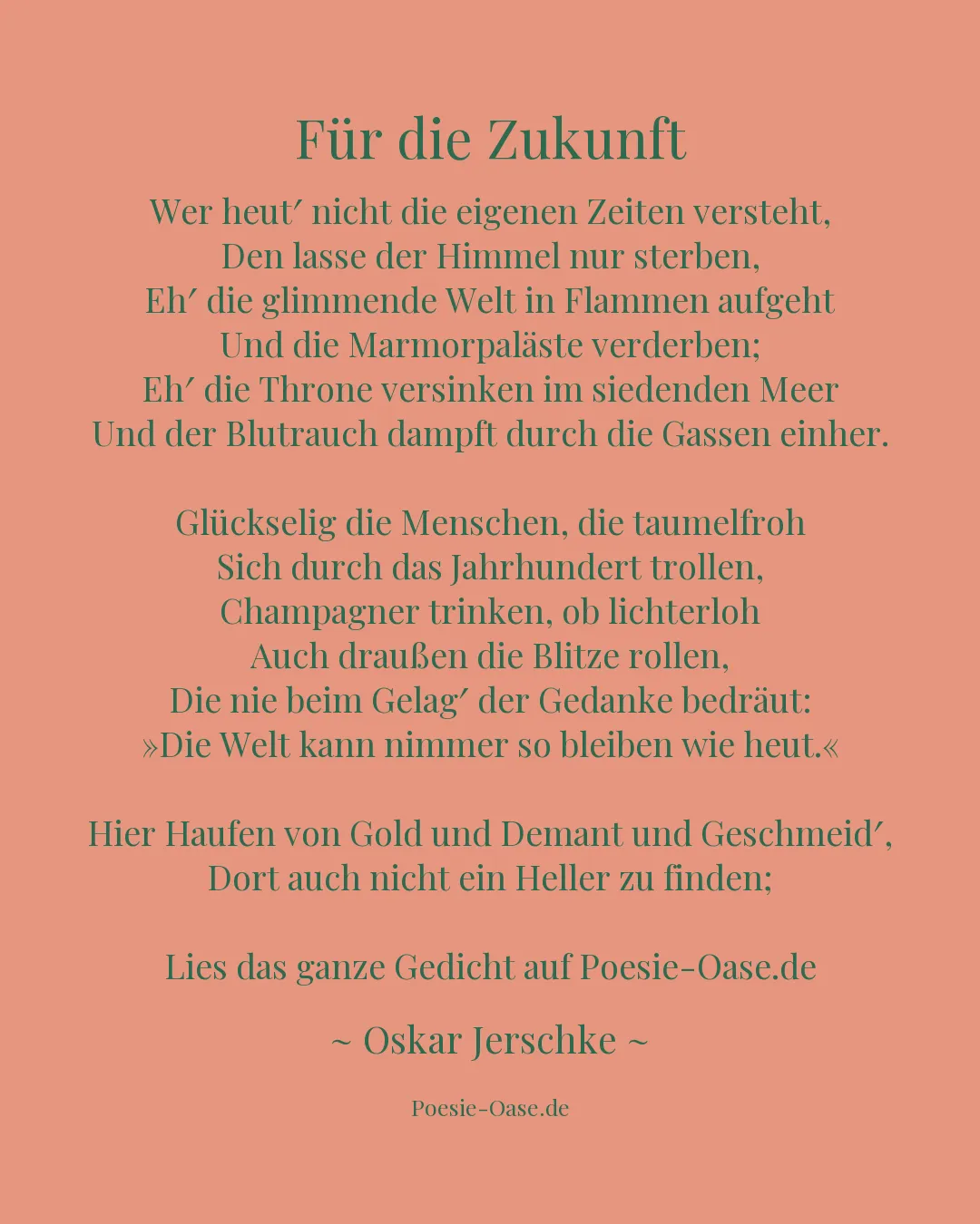 Illustration zu Für die Zukunft