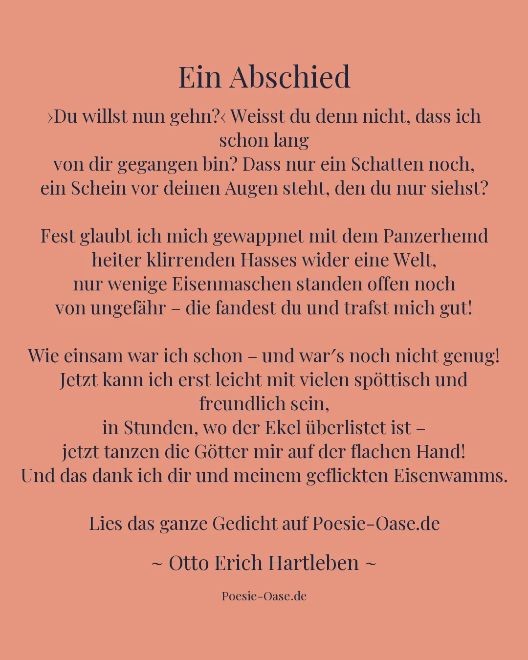 Illustration zu Ein Abschied