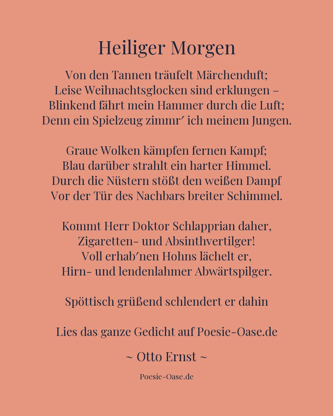 Illustration zu Heiliger Morgen