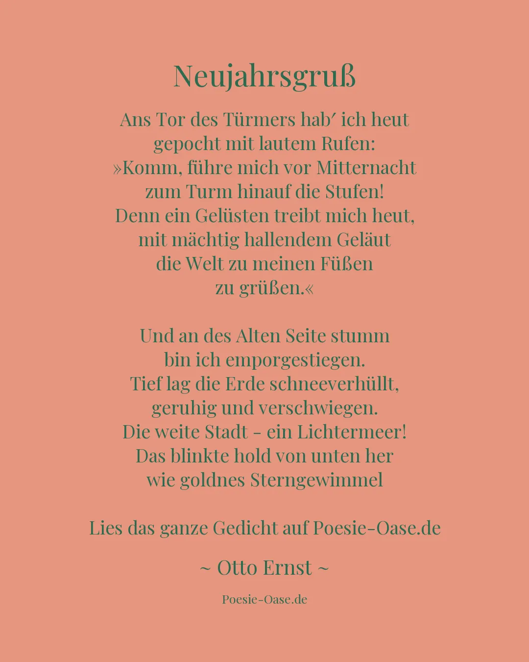 Illustration zu Neujahrsgruß