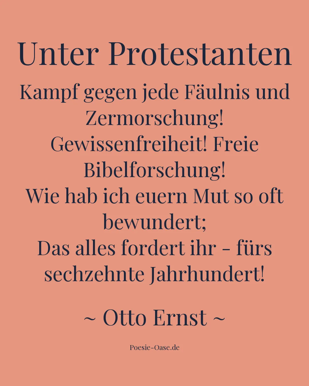 Illustration zu Unter Protestanten
