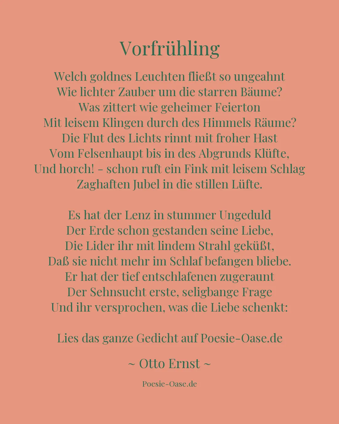 Illustration zu Vorfrühling