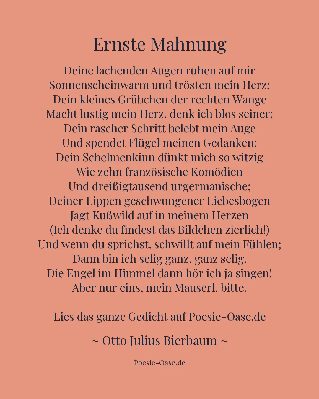 Illustration zu Ernste Mahnung