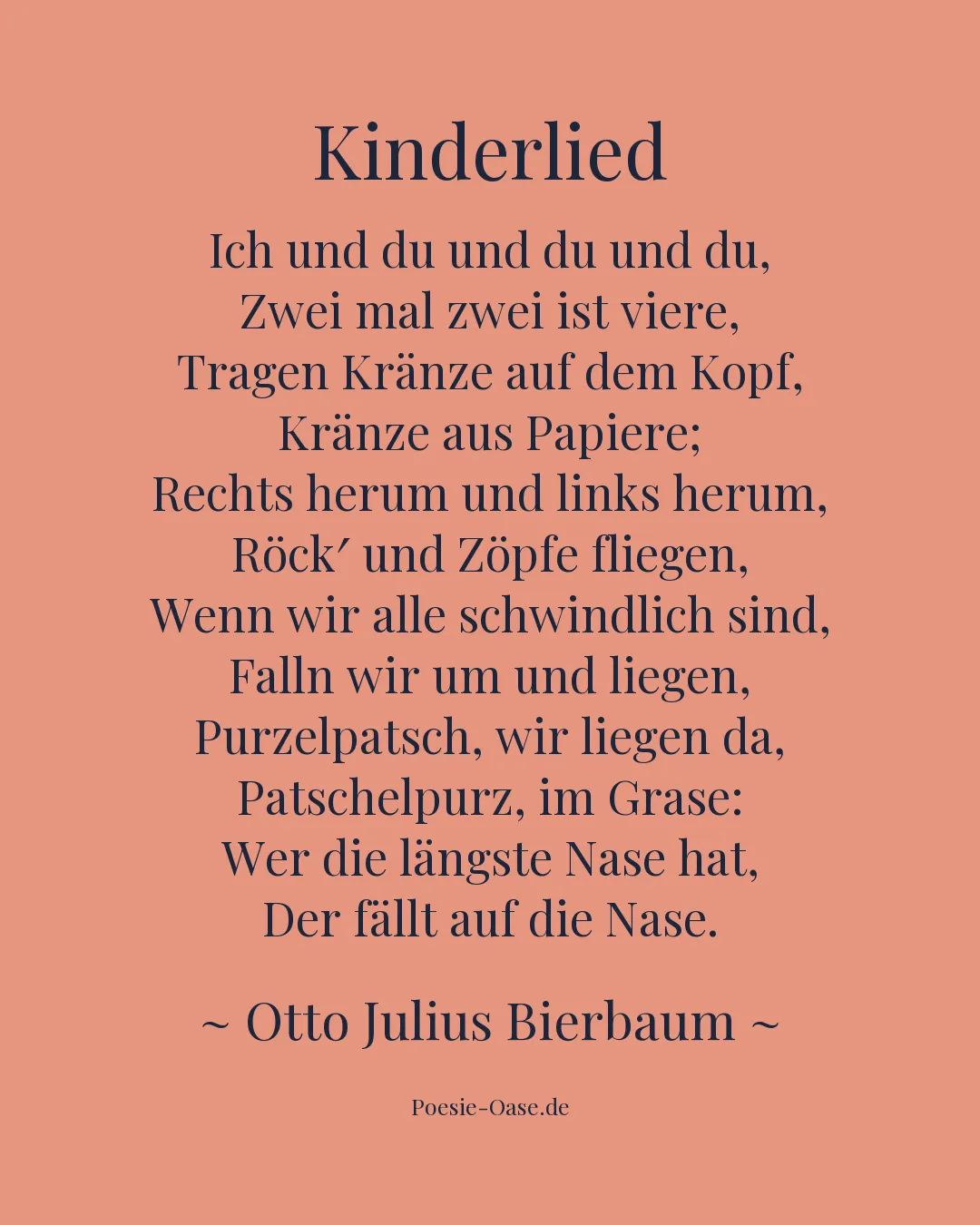 Illustration zu Kinderlied