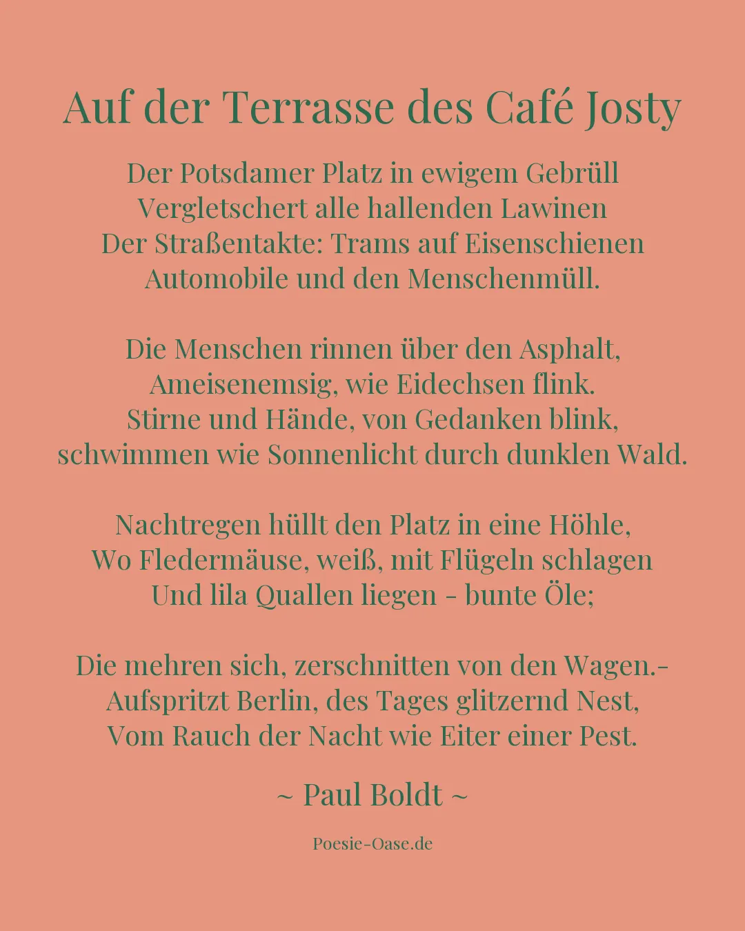 Illustration zu Auf der Terrasse des Café Josty