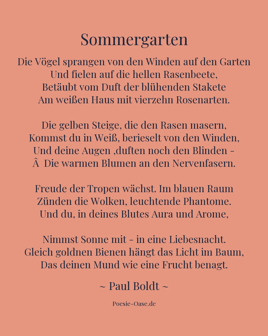 Illustration zu Sommergarten