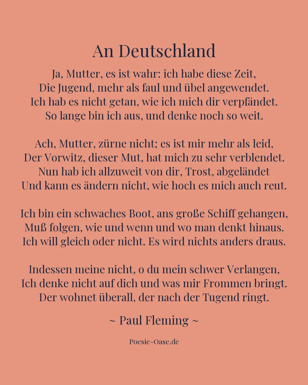 Illustration zu An Deutschland