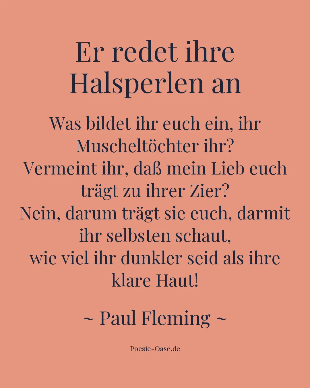 Illustration zu Er redet ihre Halsperlen an