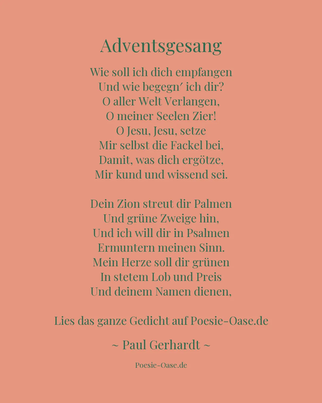 Illustration zu Adventsgesang