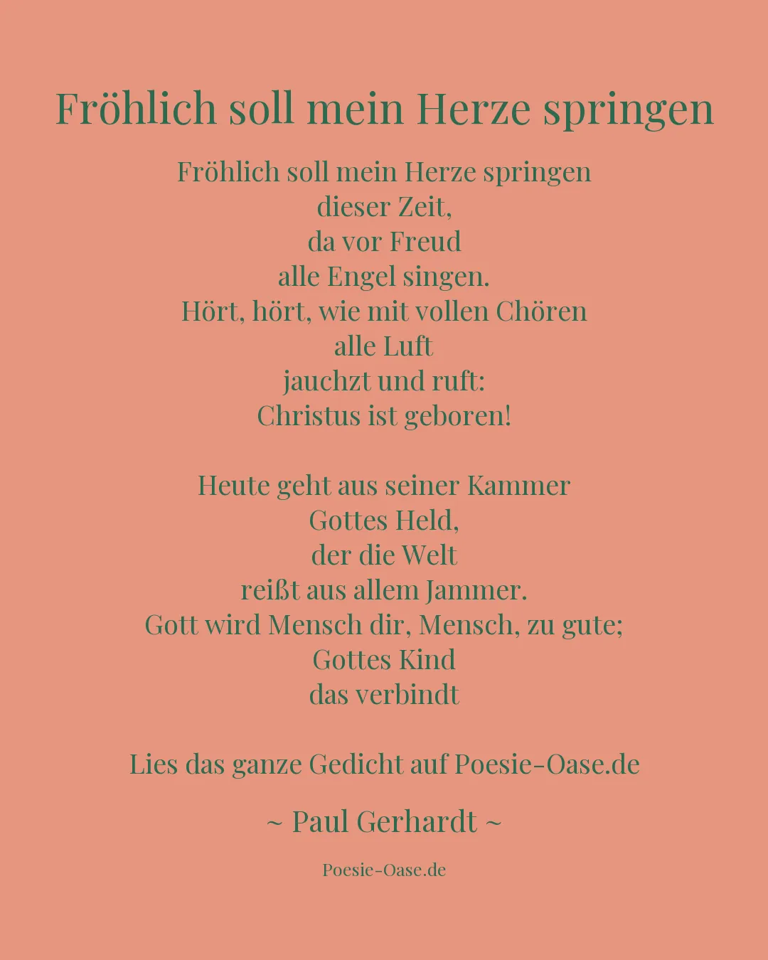 Illustration zu Fröhlich soll mein Herze springen