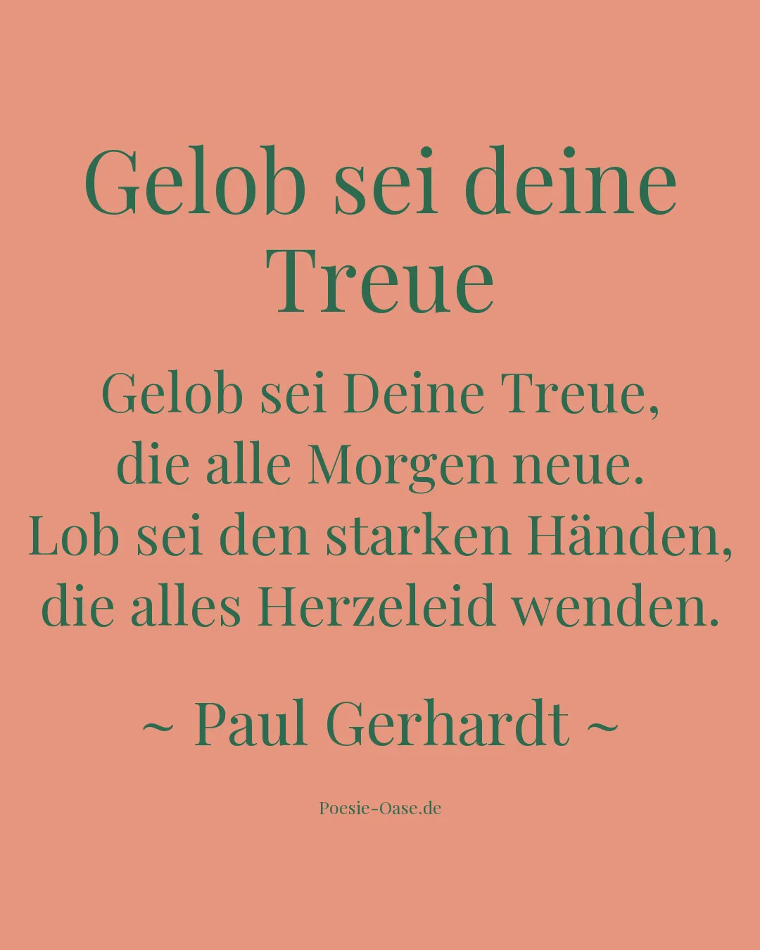 Illustration zu Gelob sei deine Treue