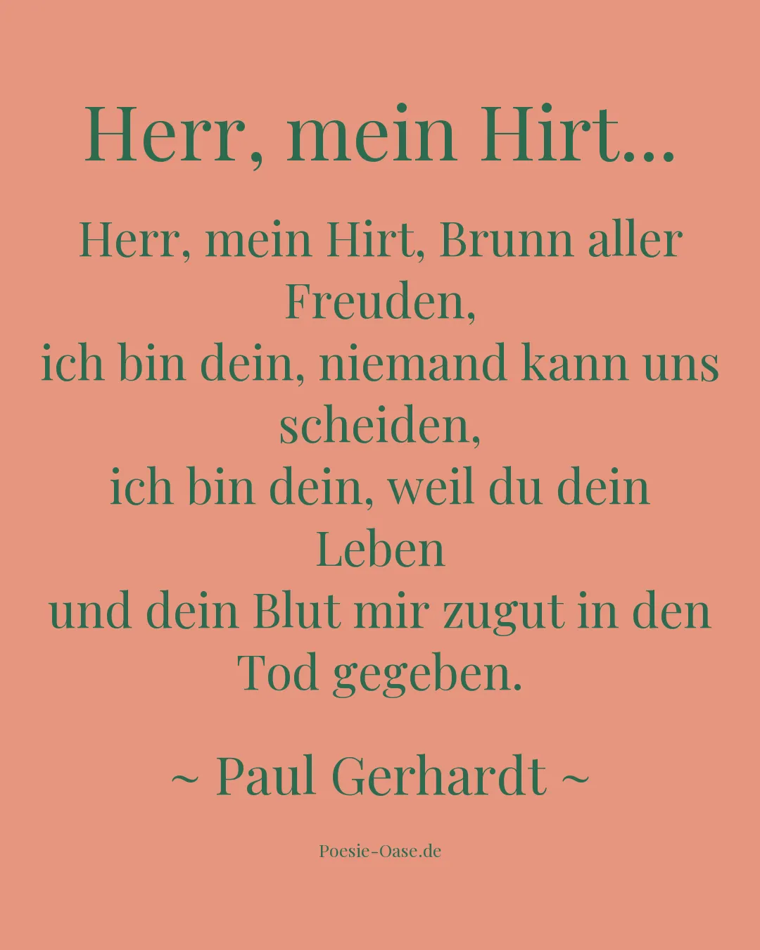 Illustration zu Herr, mein Hirt...