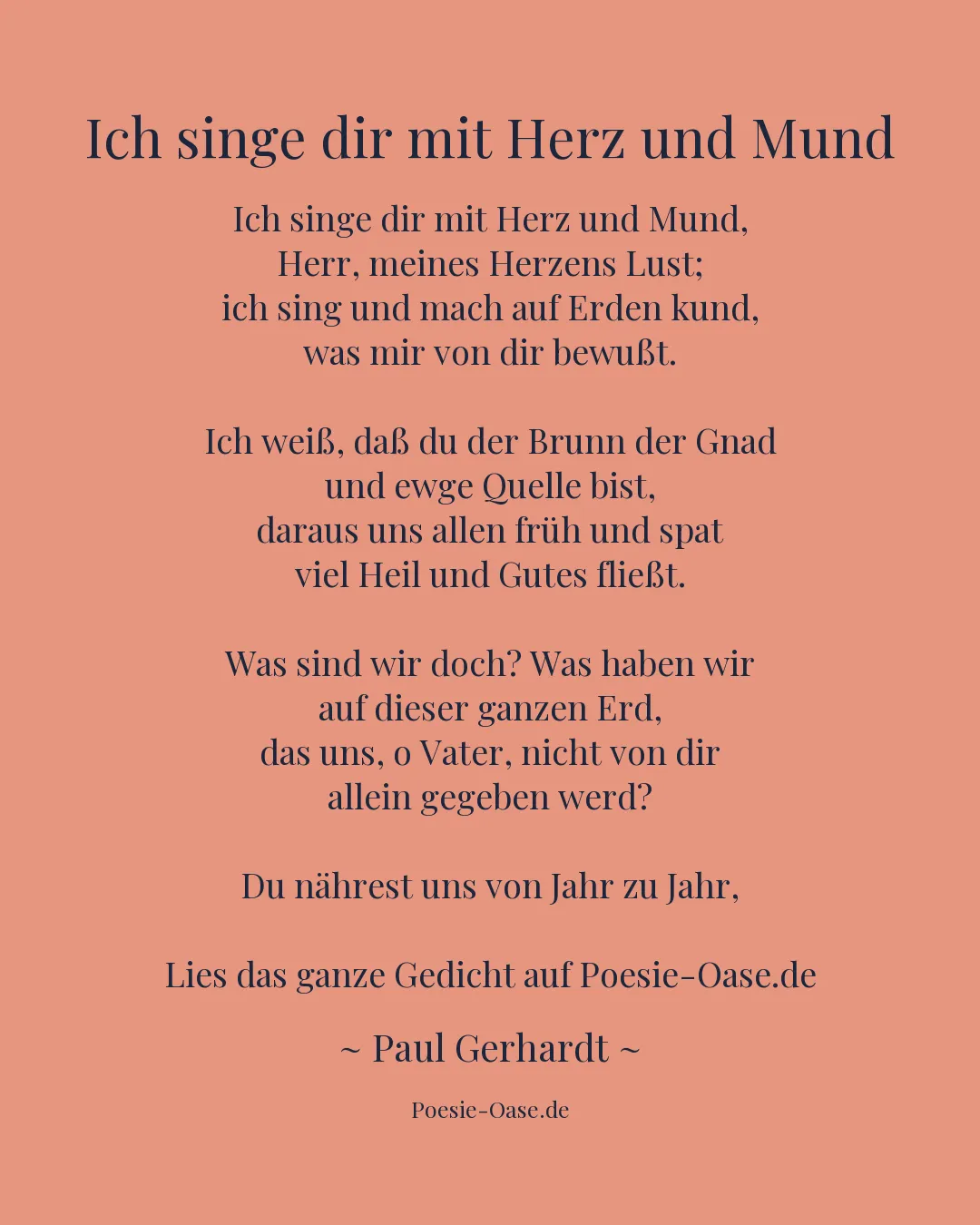 Illustration zu Ich singe dir mit Herz und Mund