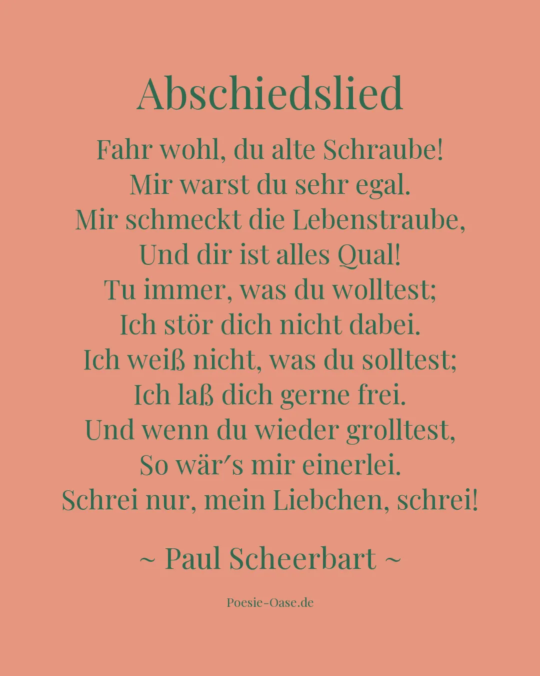 Illustration zu Abschiedslied