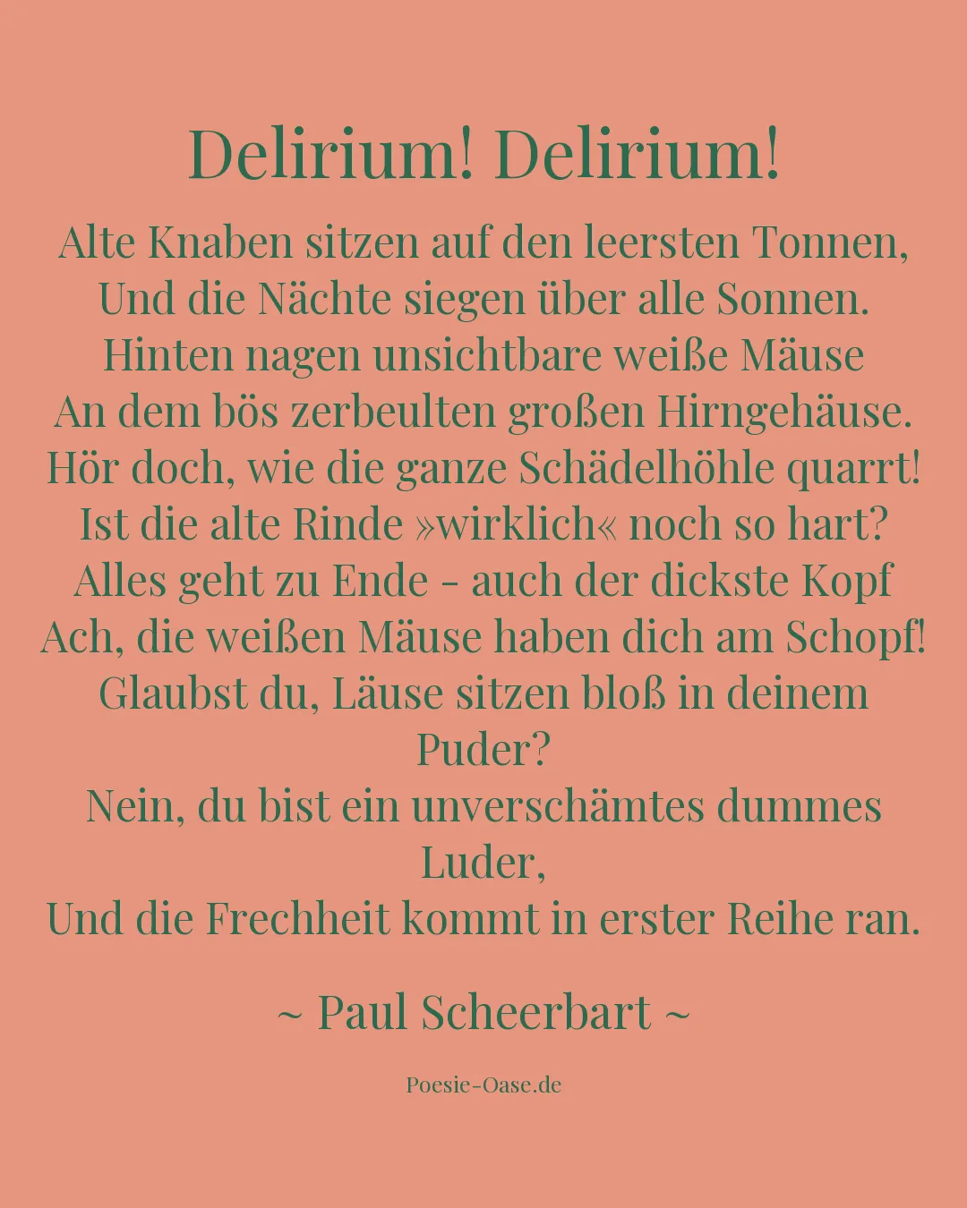 Illustration zu Delirium! Delirium!