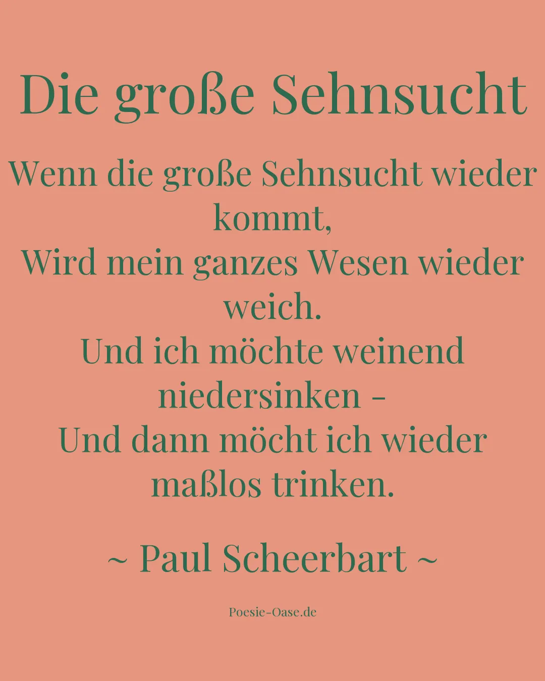 Illustration zu Die große Sehnsucht