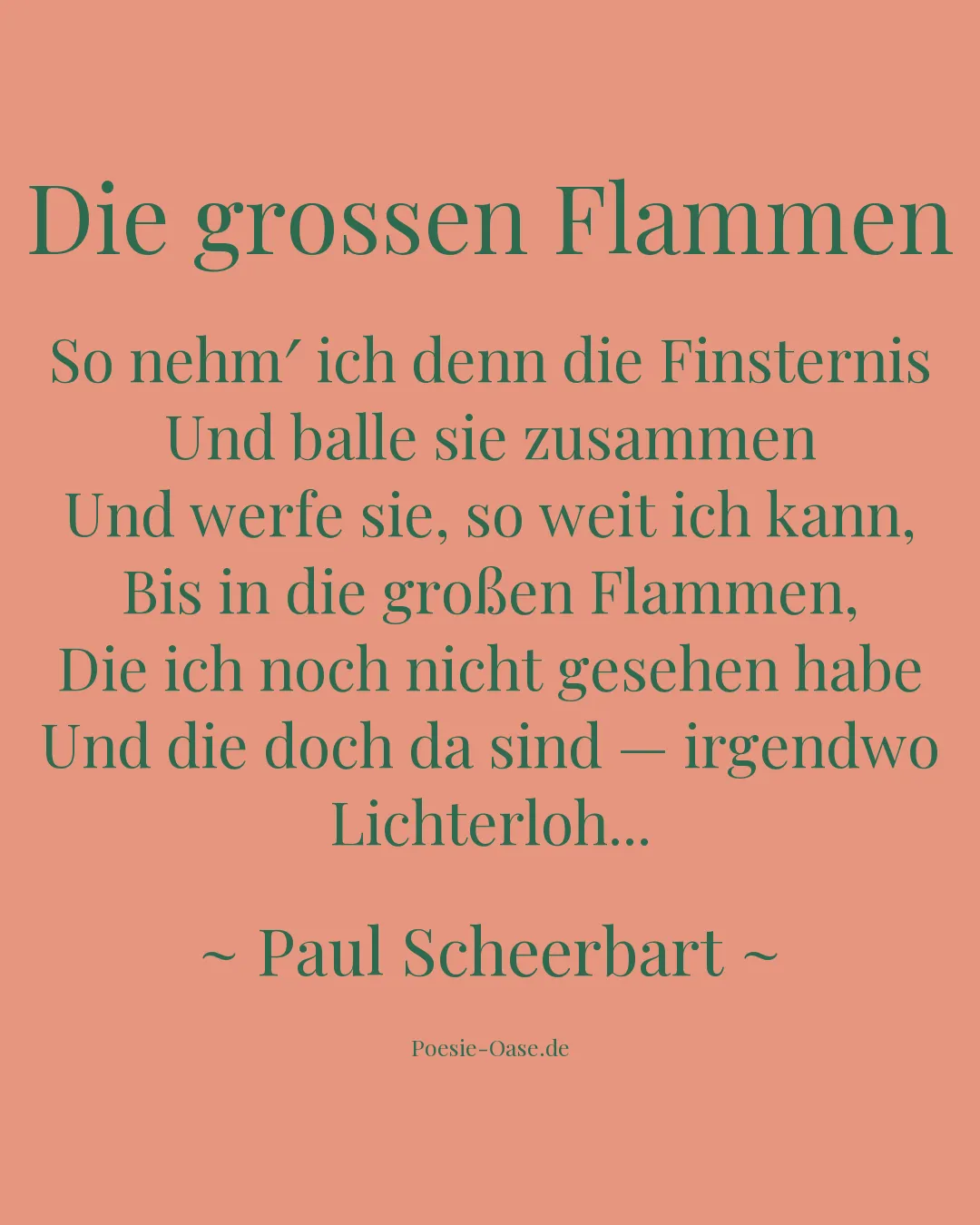 Illustration zu Die grossen Flammen