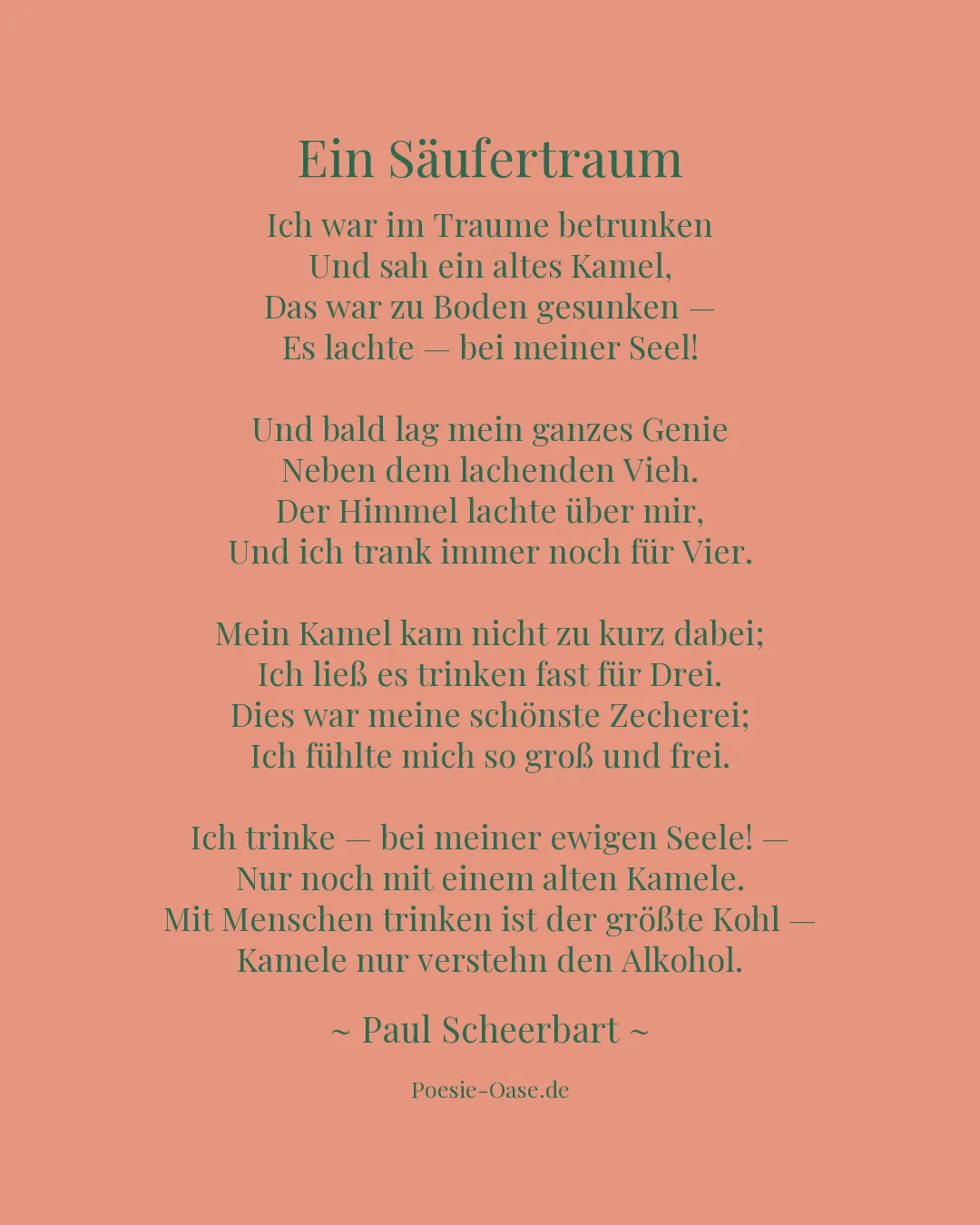 Illustration zu Ein Säufertraum