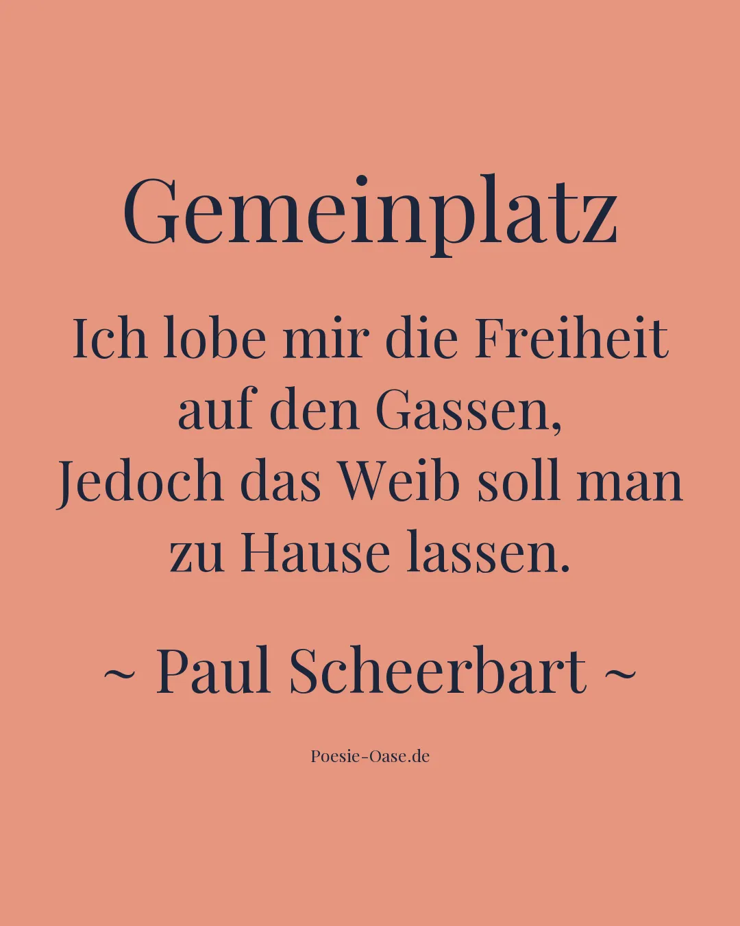 Illustration zu Gemeinplatz