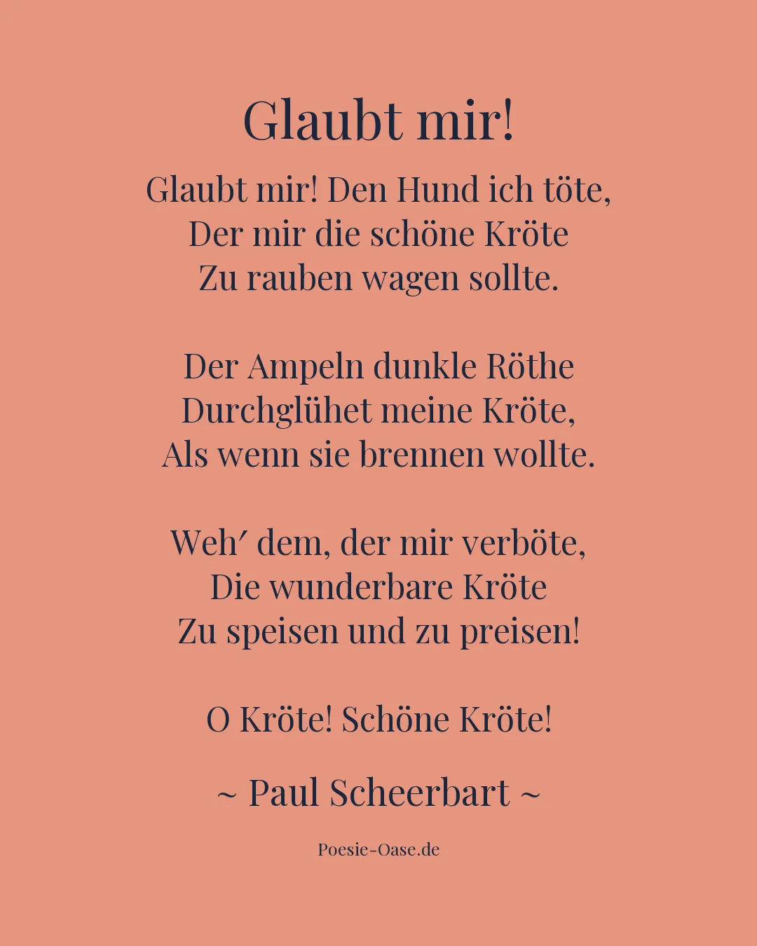 Illustration zu Glaubt mir!