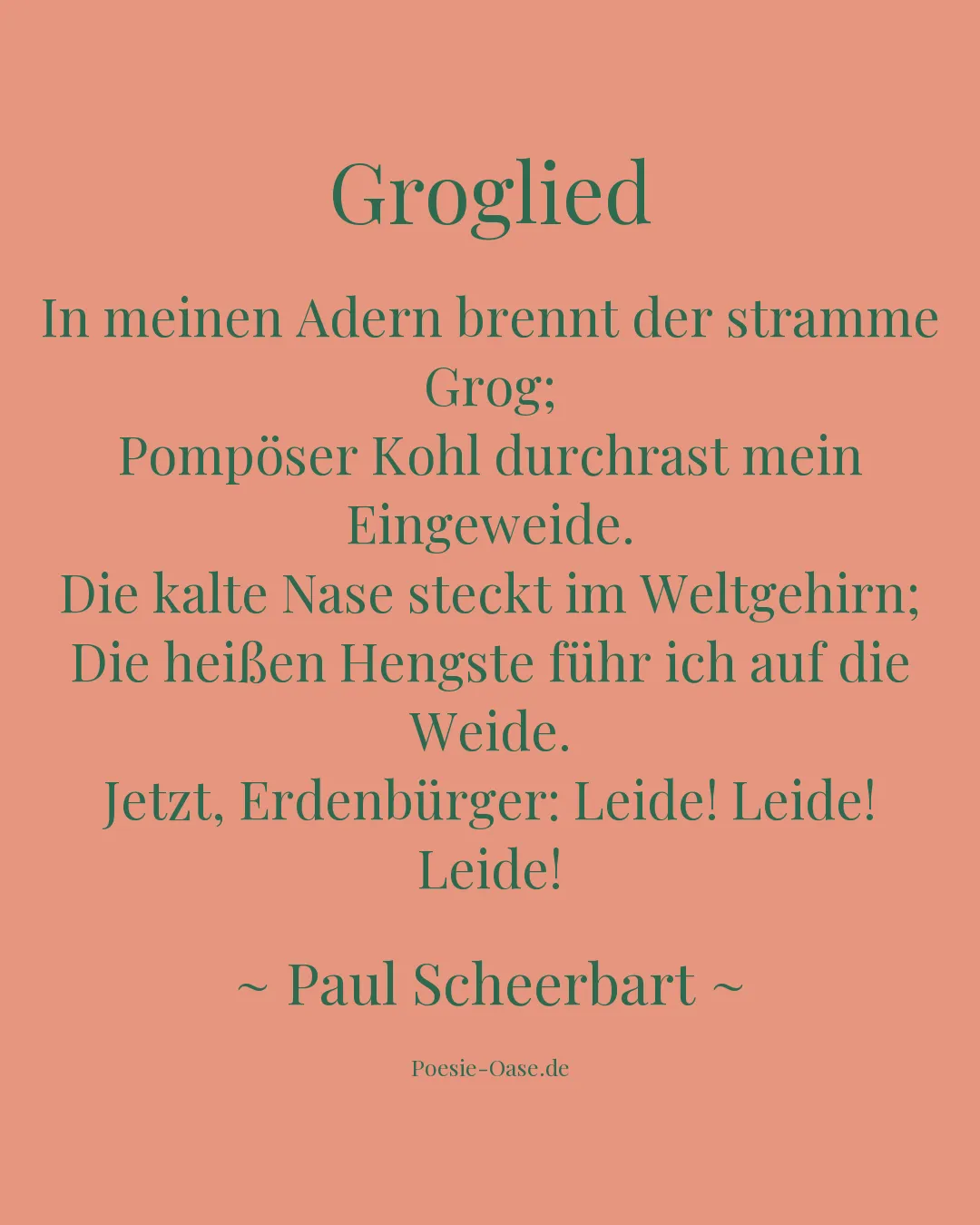 Illustration zu Groglied