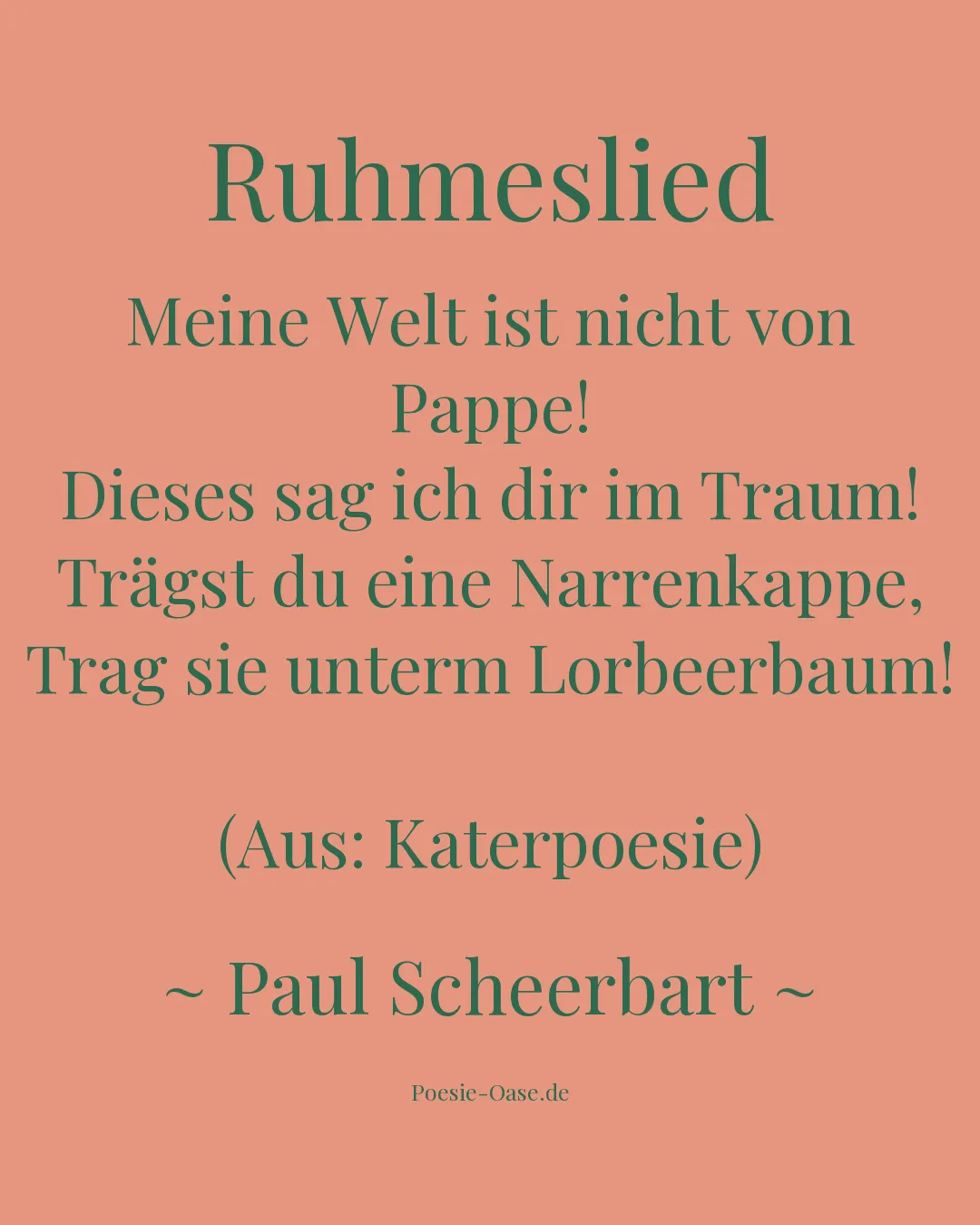 Illustration zu Ruhmeslied