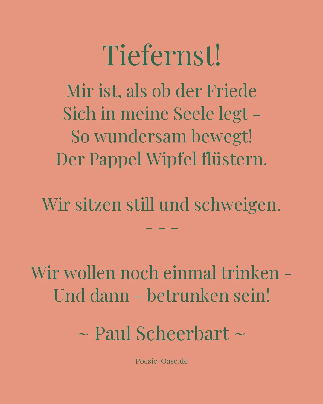 Illustration zu Tiefernst!