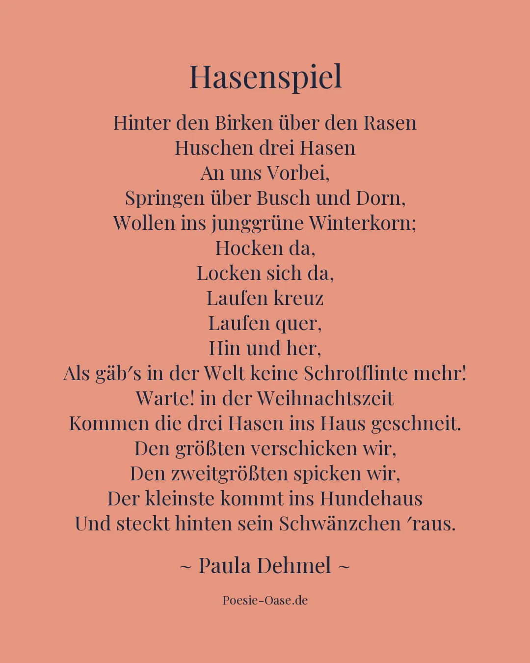 Illustration zu Hasenspiel