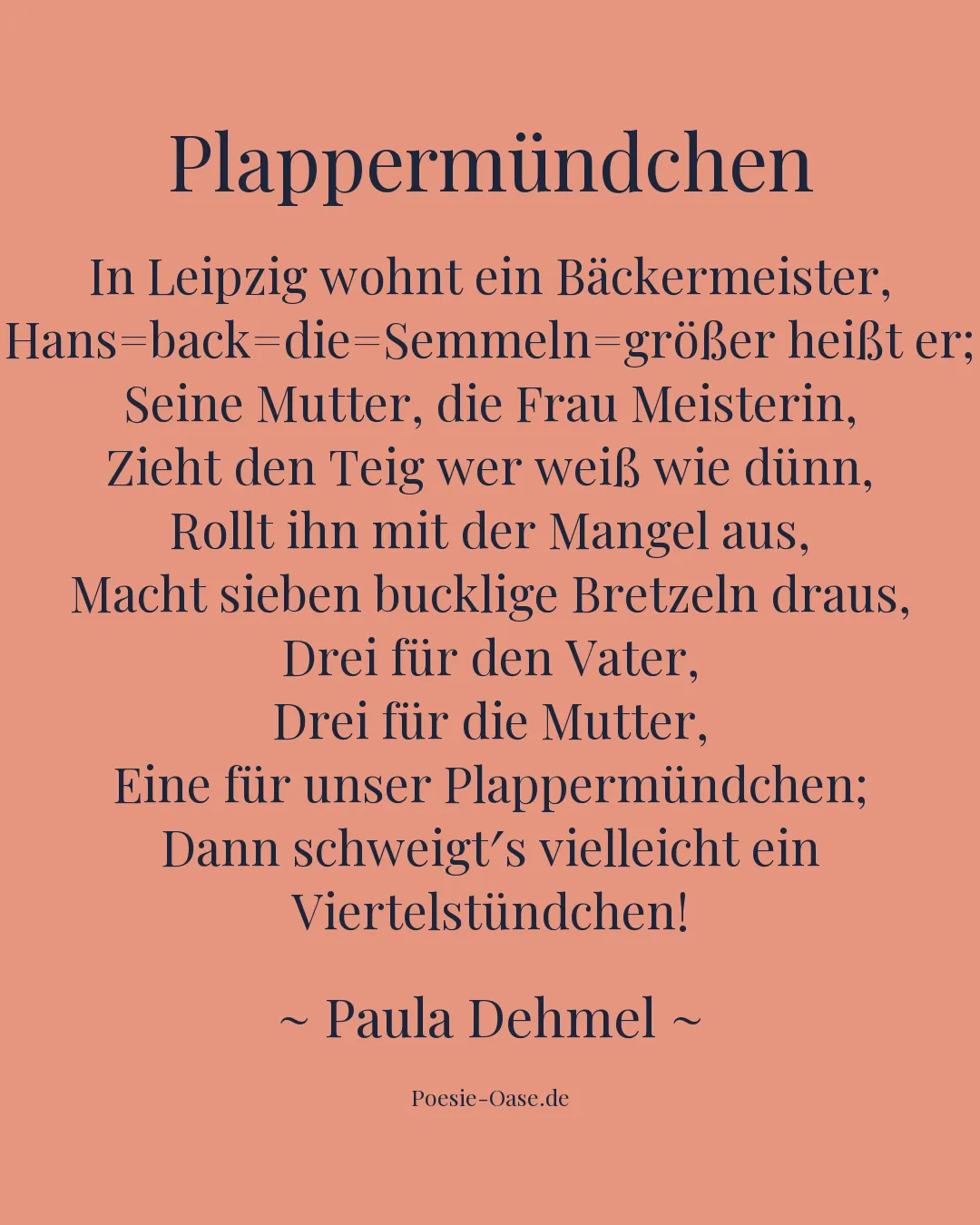 Illustration zu Plappermündchen