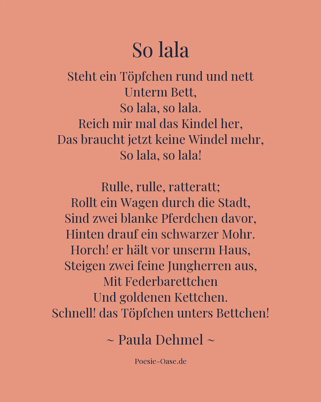 Illustration zu So lala