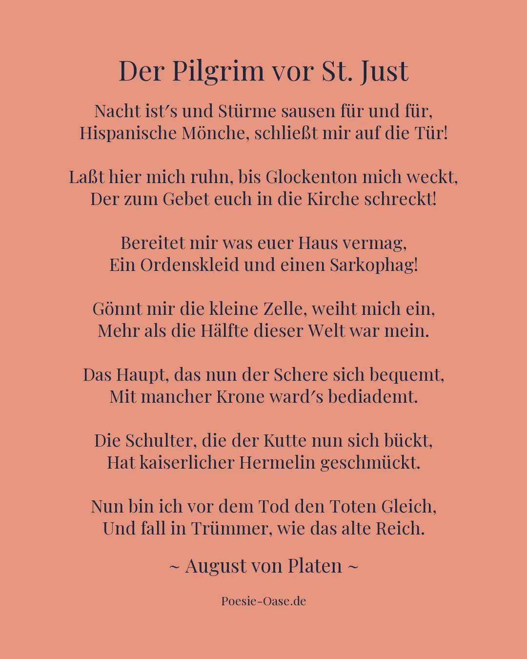 Illustration zu Der Pilgrim vor St. Just