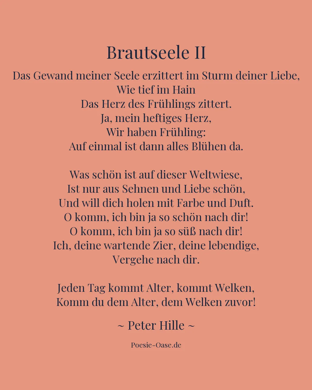 Illustration zu Brautseele II