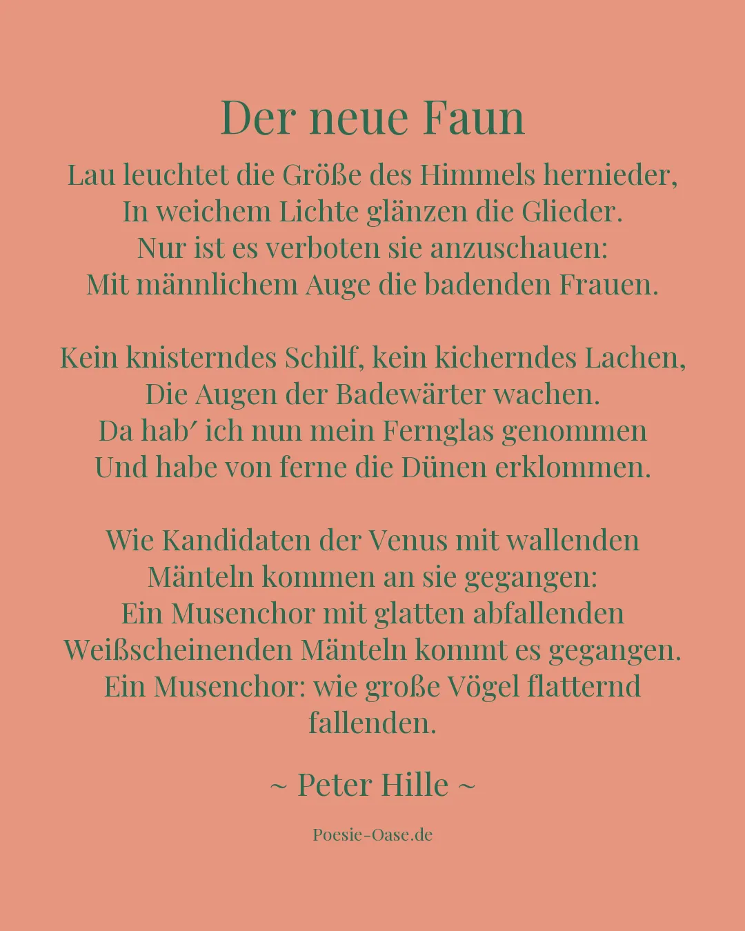 Illustration zu Der neue Faun