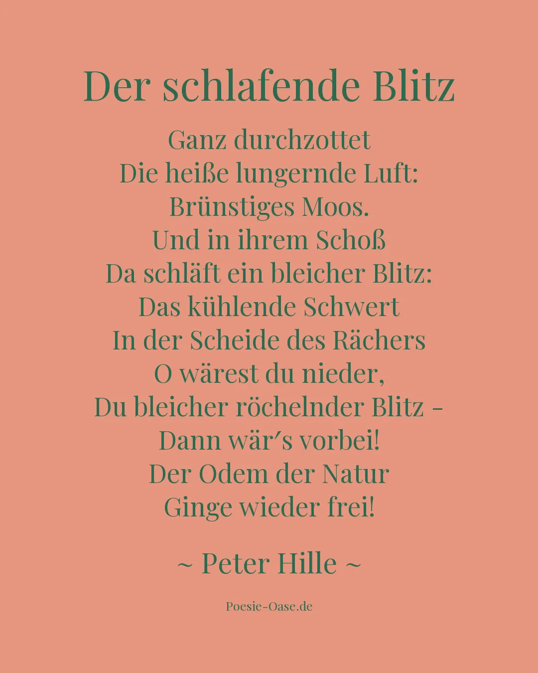 Illustration zu Der schlafende Blitz