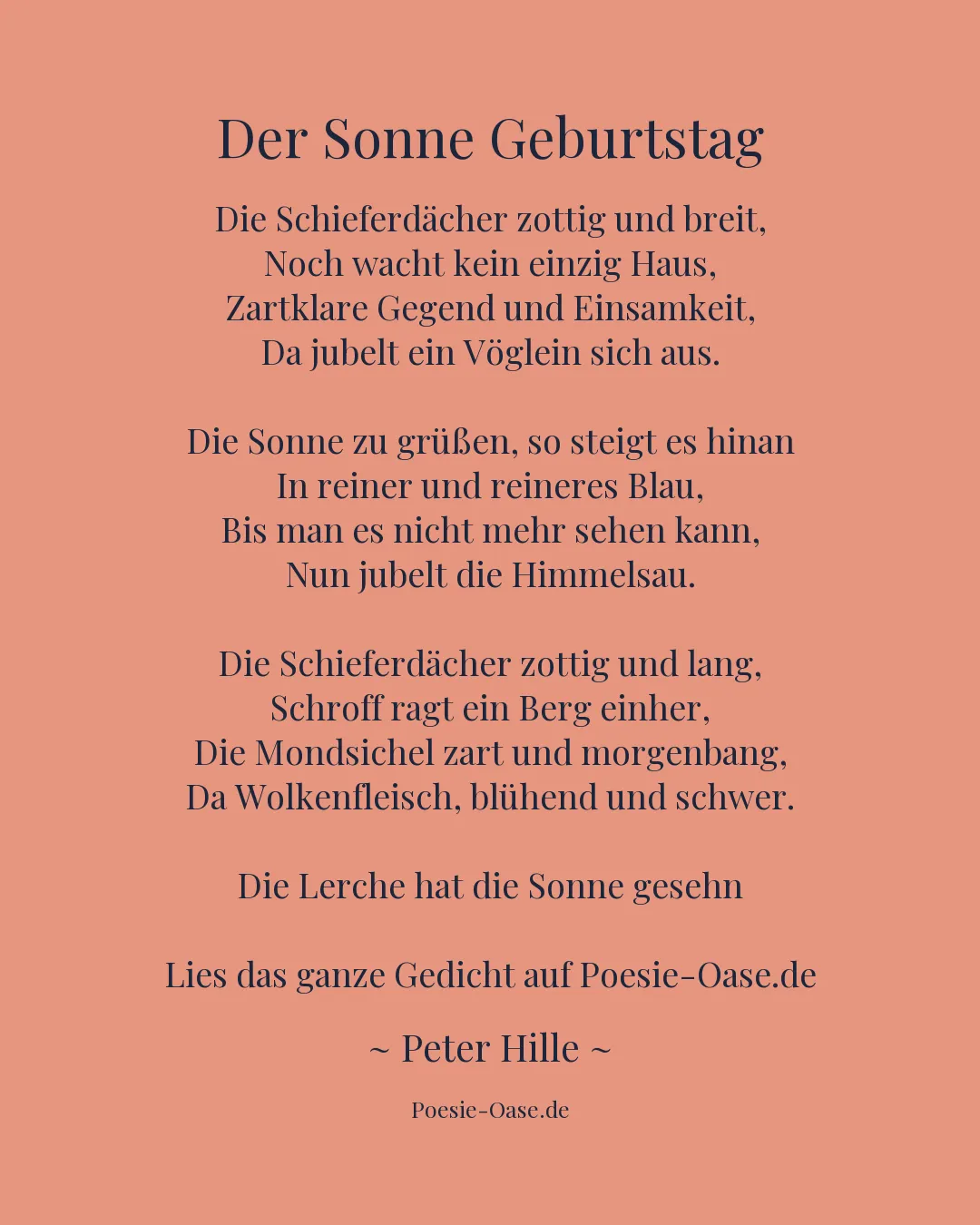 Illustration zu Der Sonne Geburtstag