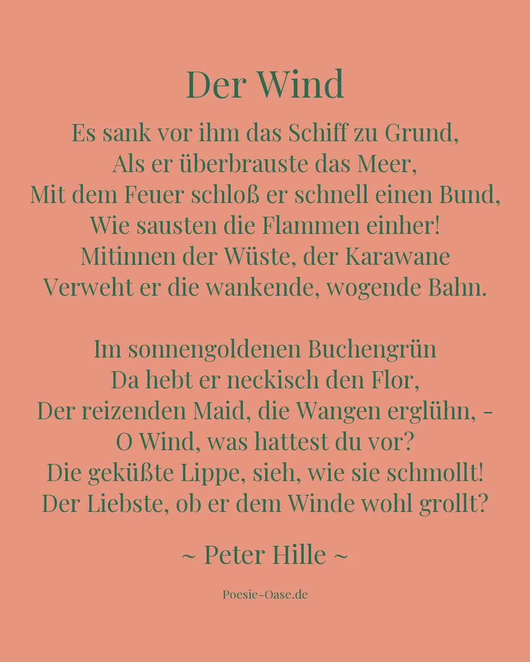 Illustration zu Der Wind