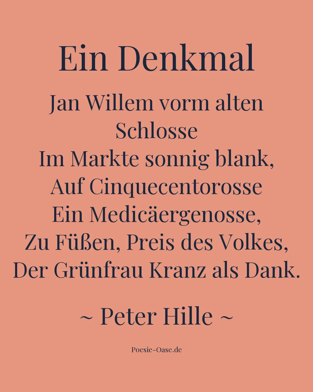 Illustration zu Ein Denkmal