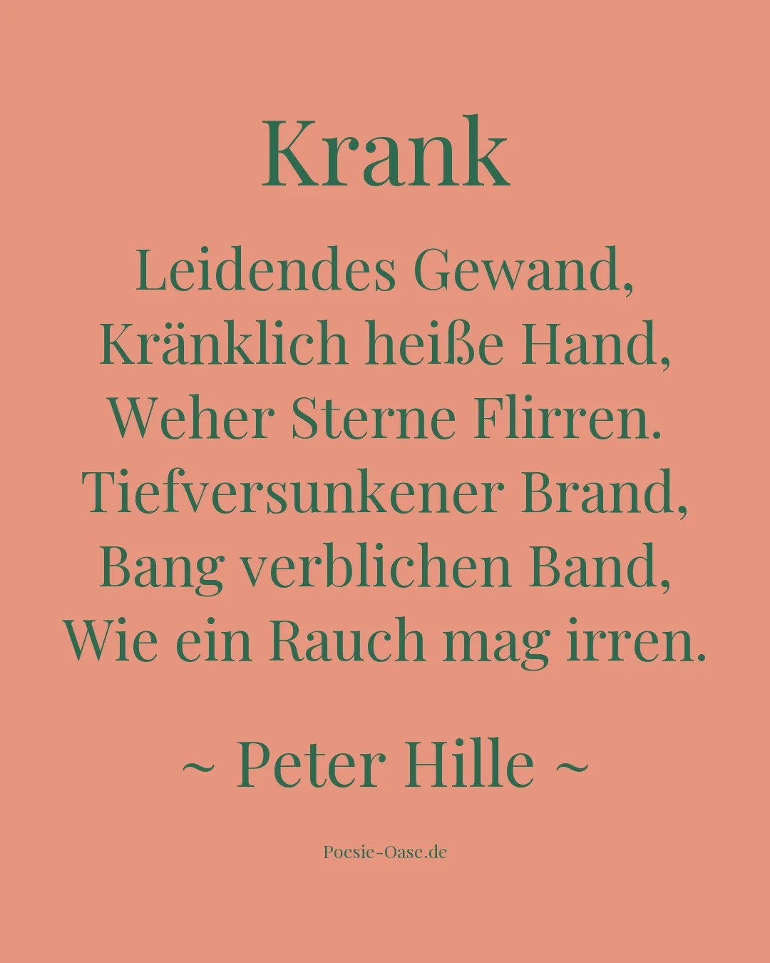 Illustration zu Krank