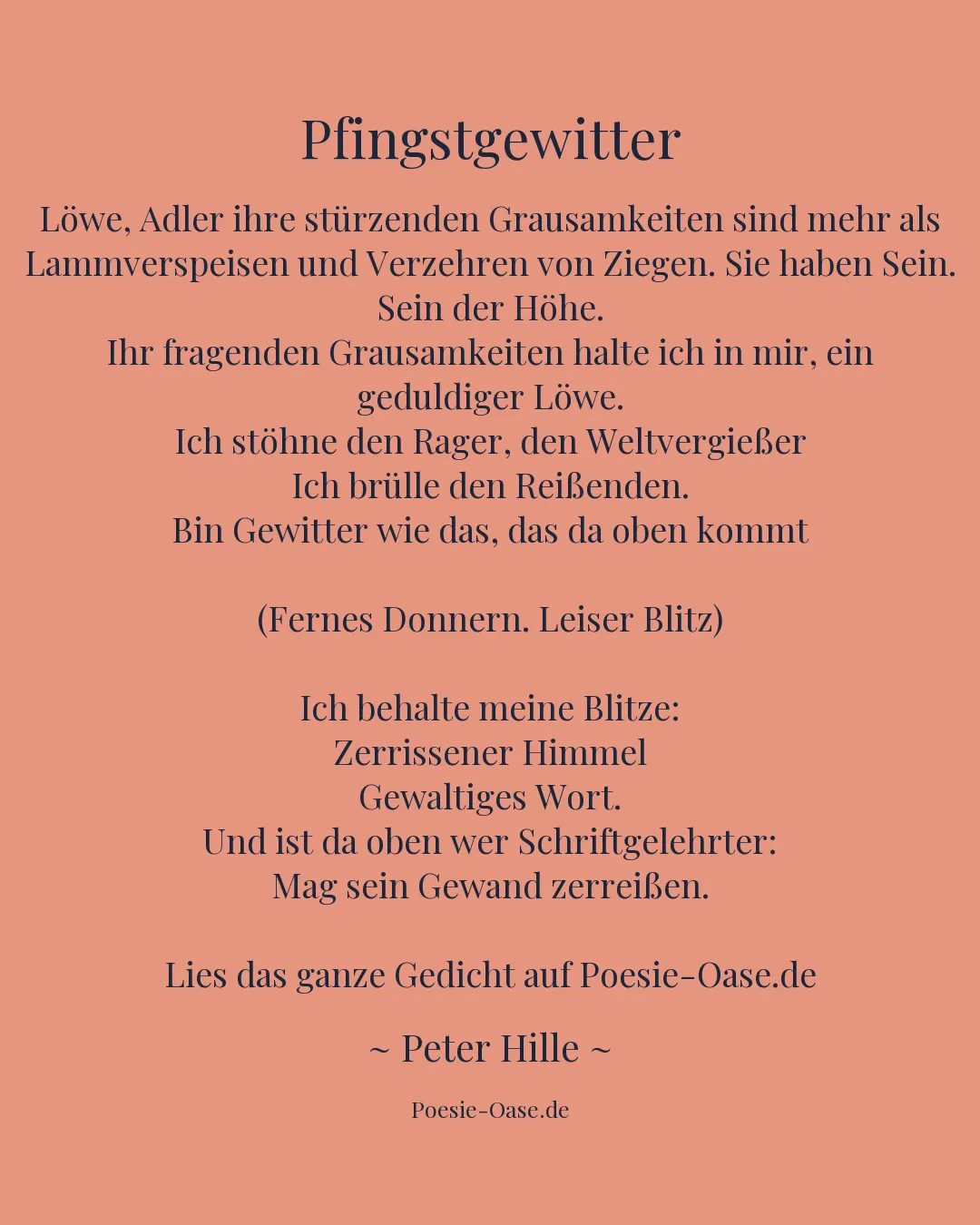 Illustration zu Pfingstgewitter