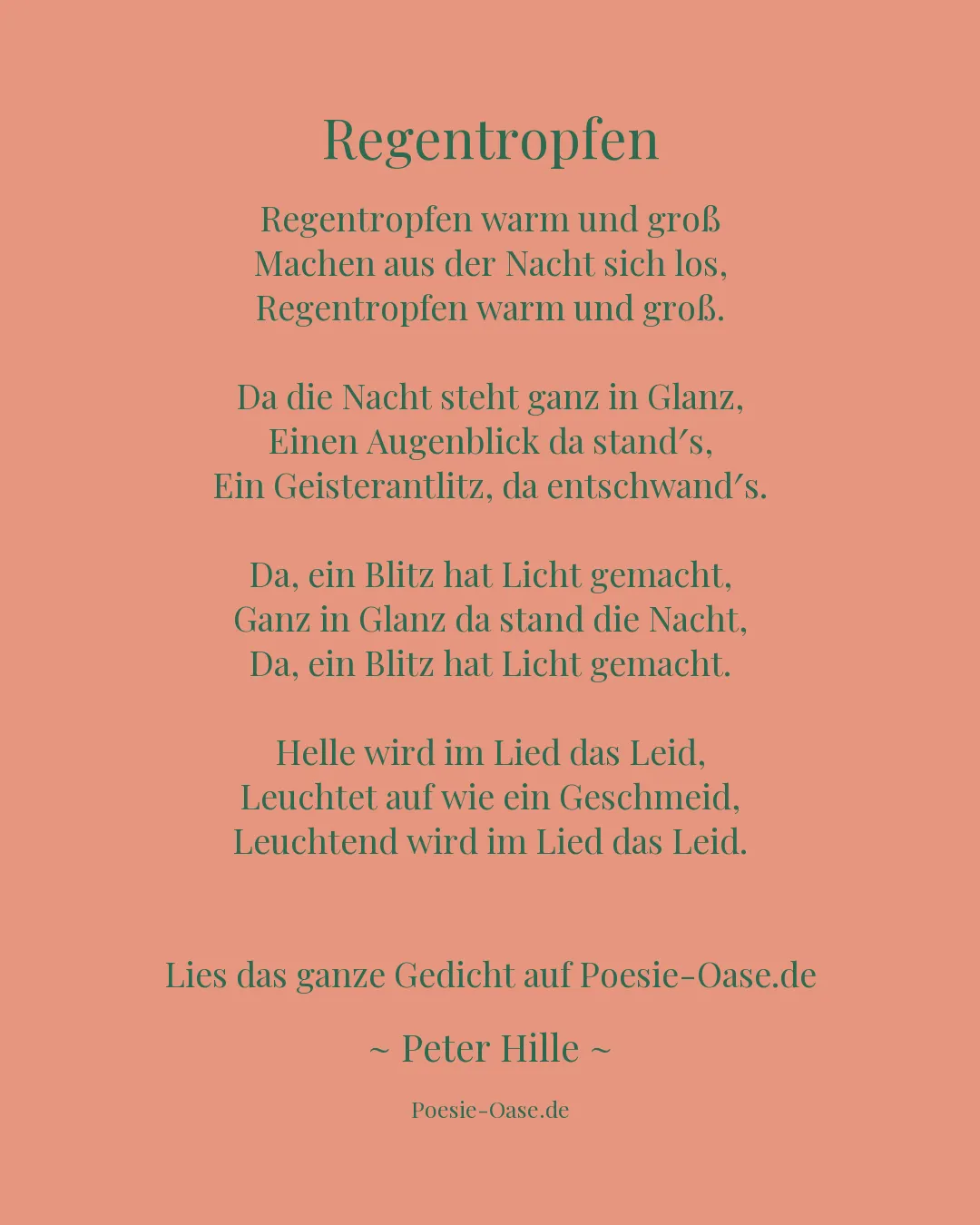 Illustration zu Regentropfen