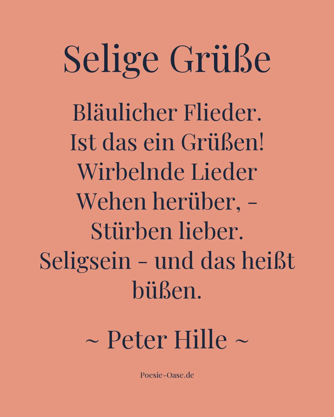 Illustration zu Selige Grüße