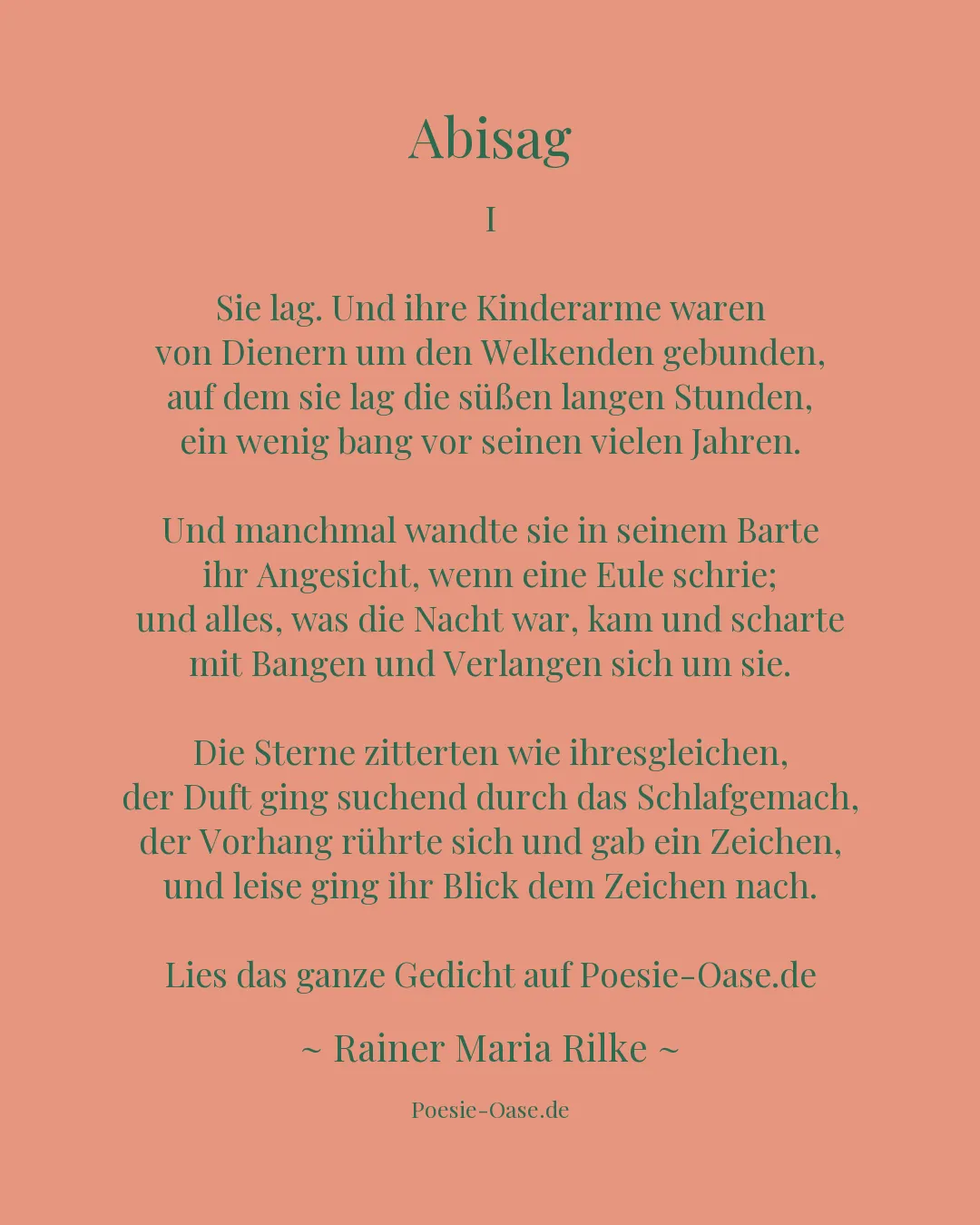 Illustration zu Abisag