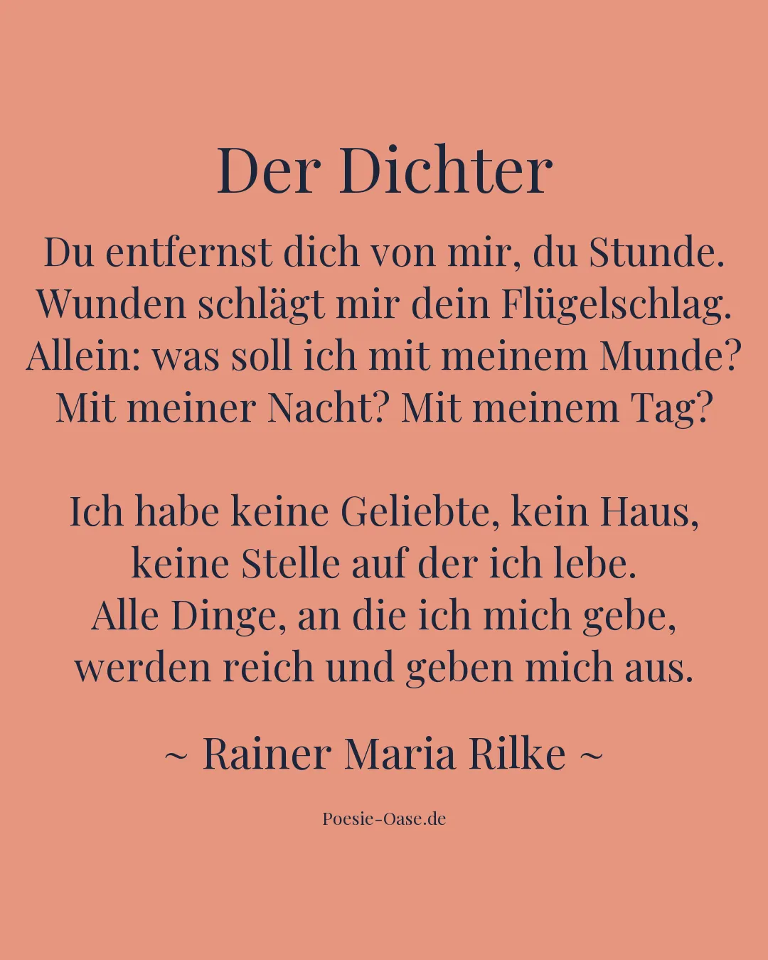 Illustration zu Der Dichter