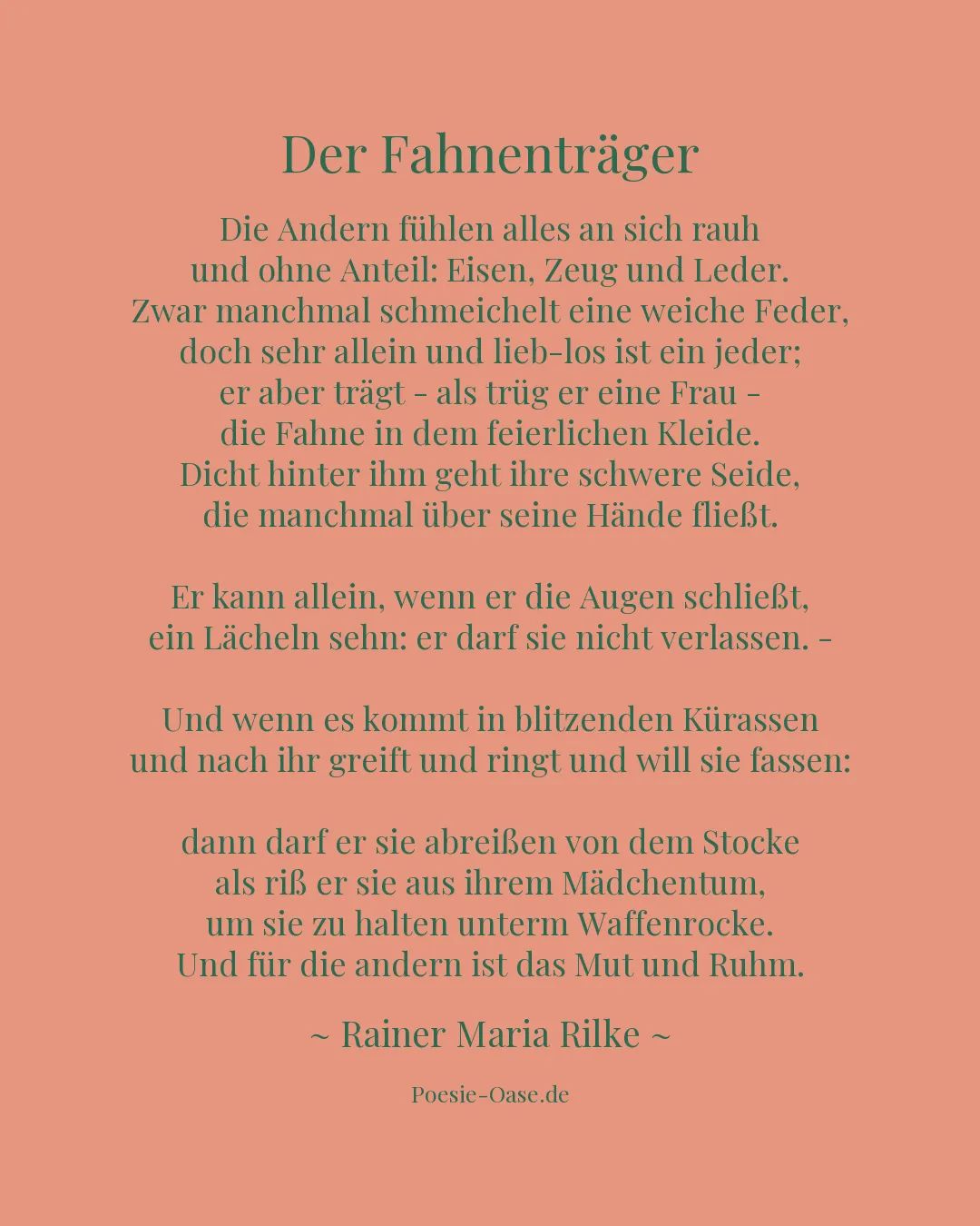 Illustration zu Der Fahnenträger