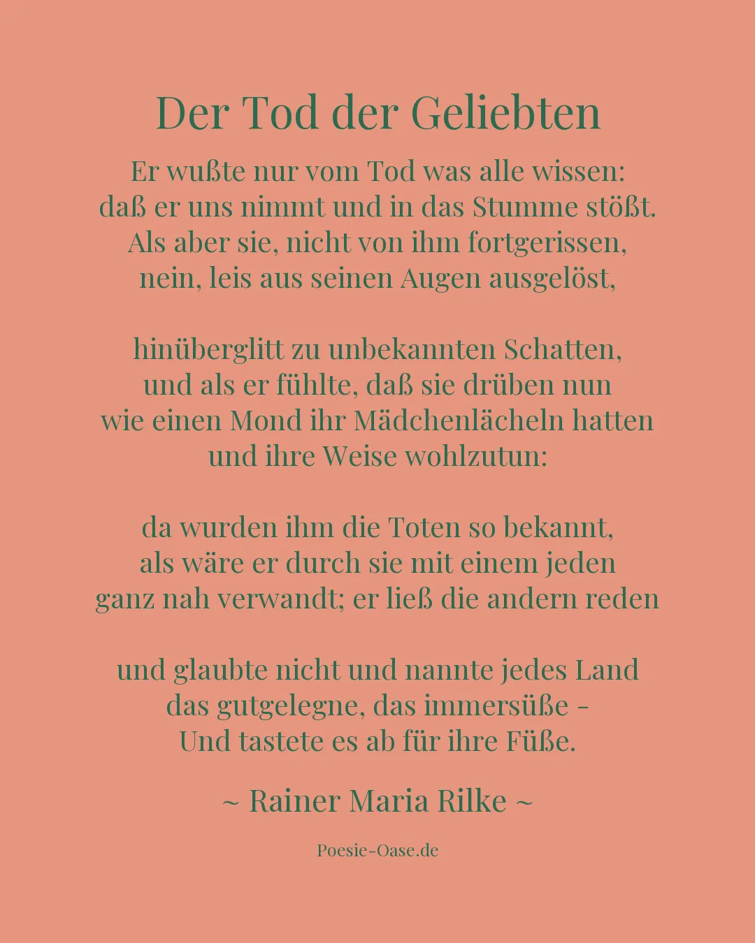 Illustration zu Der Tod der Geliebten