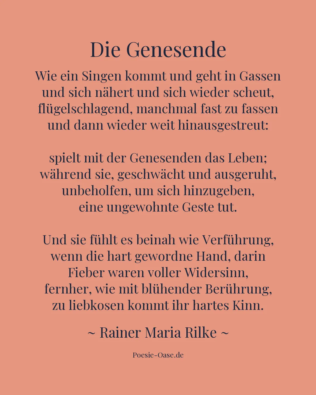Illustration zu Die Genesende