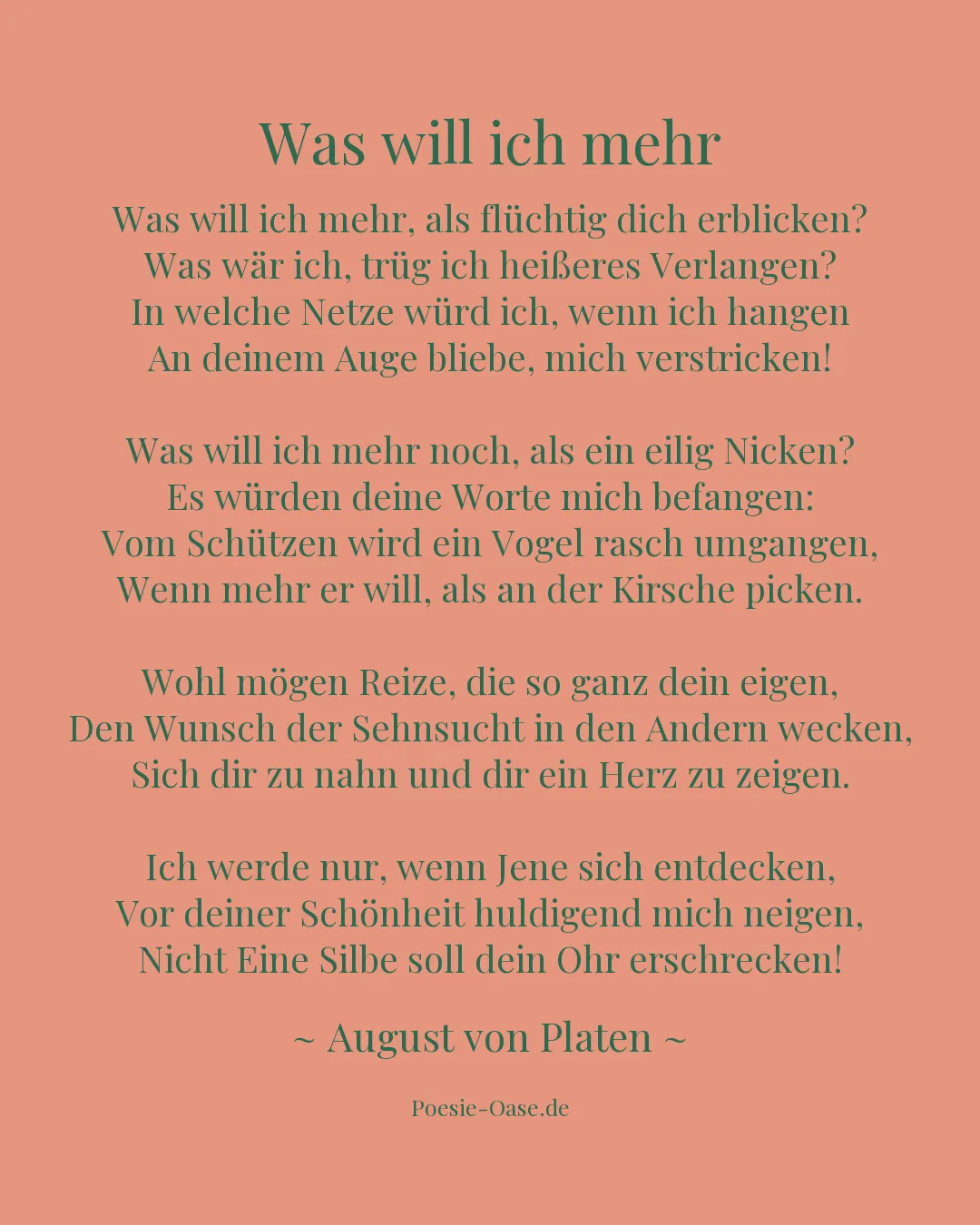 Illustration zu Was will ich mehr