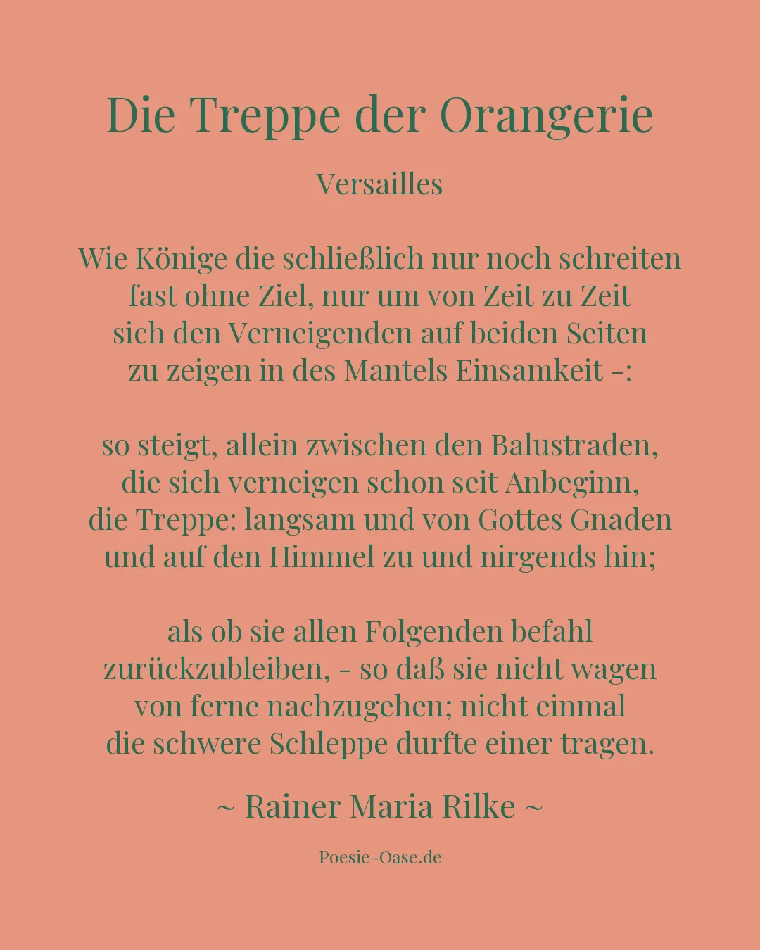 Illustration zu Die Treppe der Orangerie