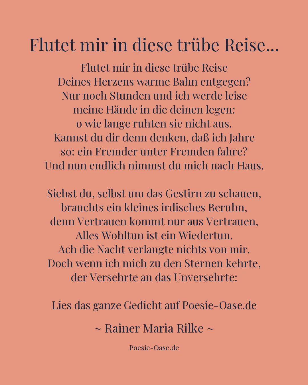 Illustration zu Flutet mir in diese trübe Reise...