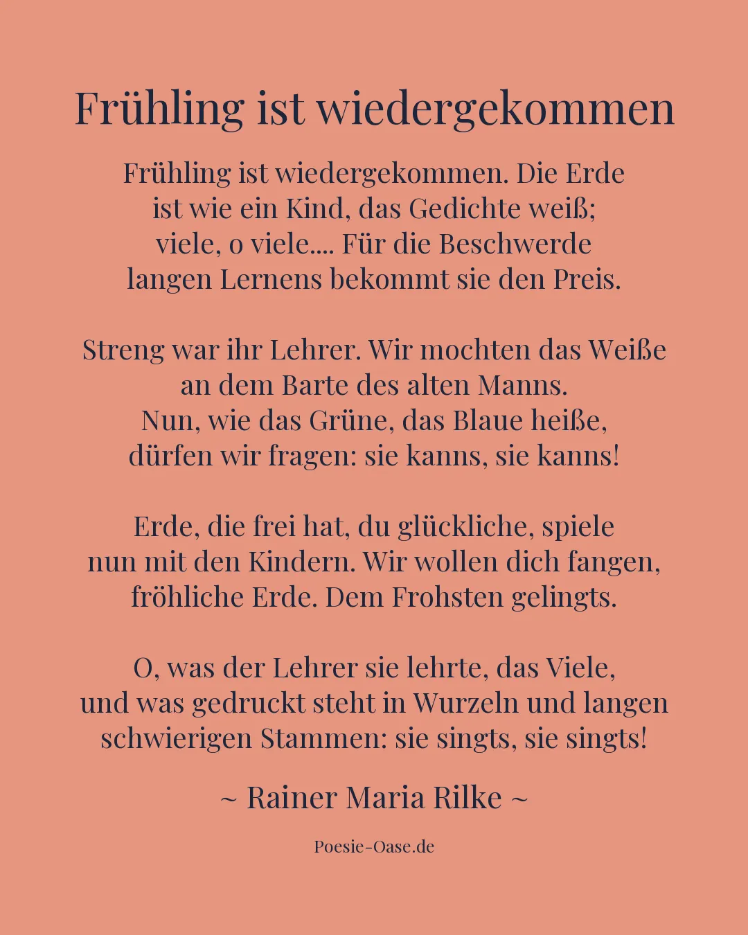 Illustration zu Frühling ist wiedergekommen